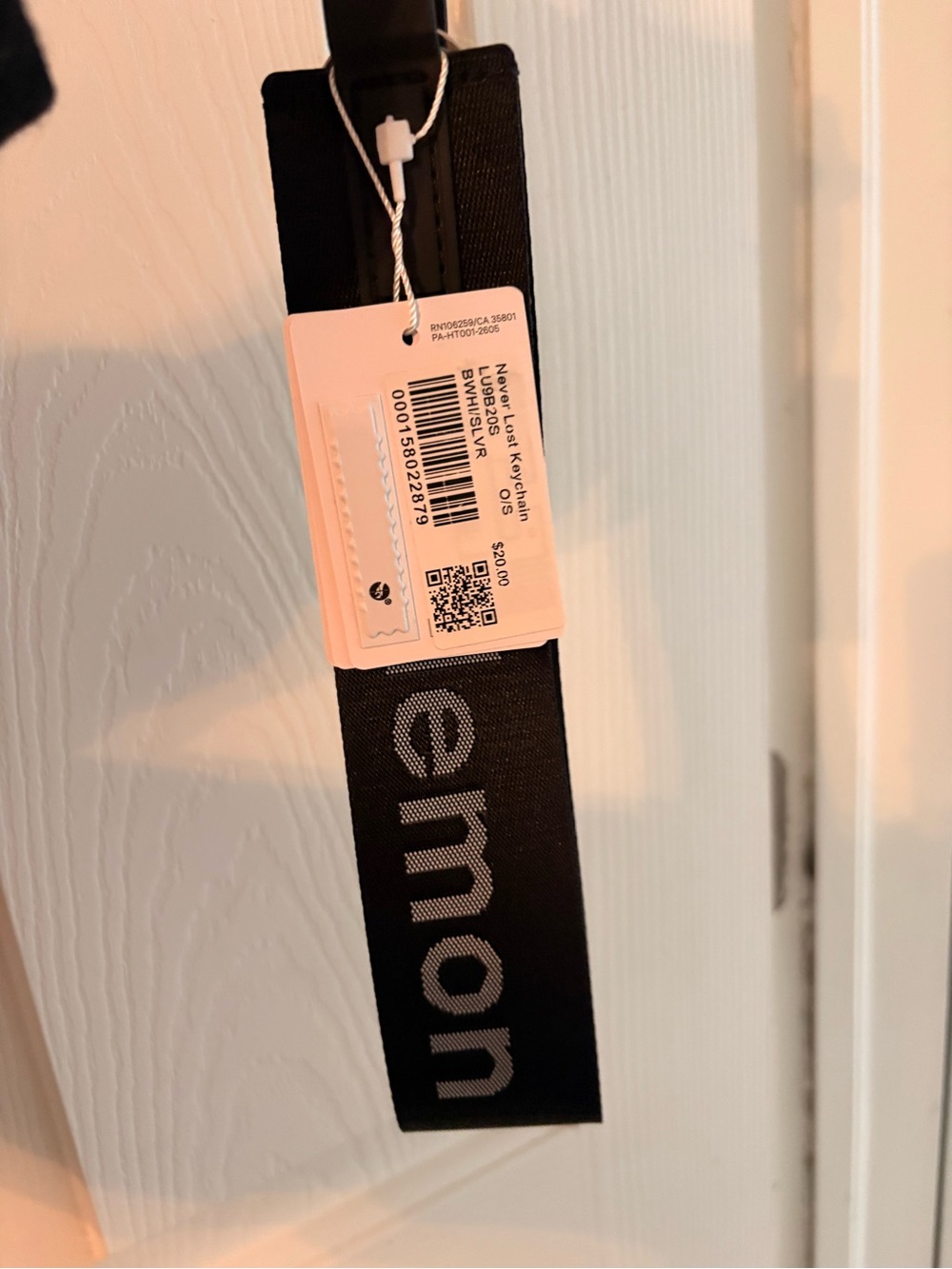 Lulu lemon Webbing Keychain Strap